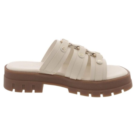 Nine West Women's Cazz Platform Slip on Sandal, Size 6.5M, IVORY 150 - Picture 2 of 3